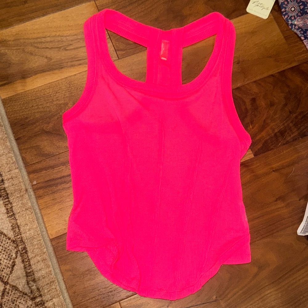 Pink Free People tank top
